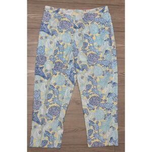 Lilly Pulitzer Vintage Pants Mens Stuff Palm Beach Size 36x25 Blue Ocean